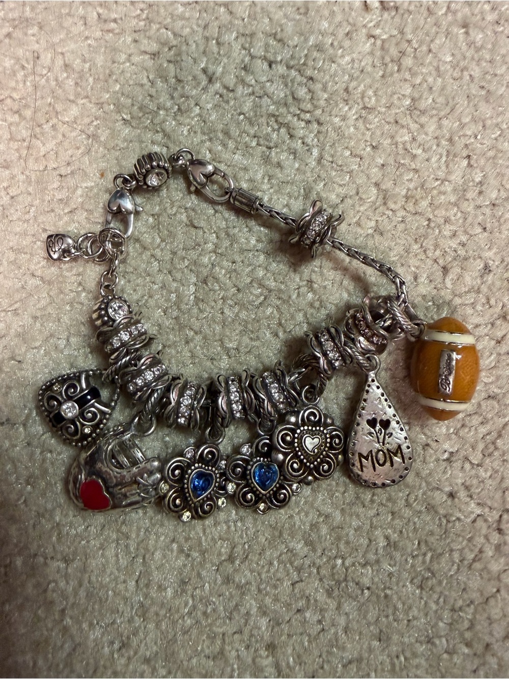 Women’s Brighton Silver Plated Charm Bracelet